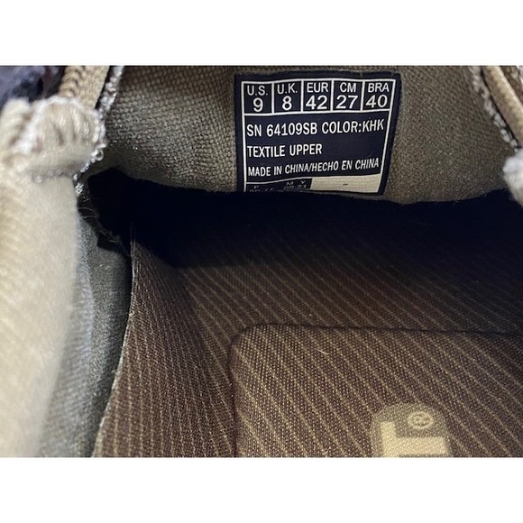 Skechers‎ Men\'s 9 Slip Ons Khaki Relaxed Fit Comfort Foam Canvas NWT main image 11
